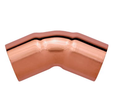 B333 1 1/8 45 Degree Refrigeration Copper Elbow