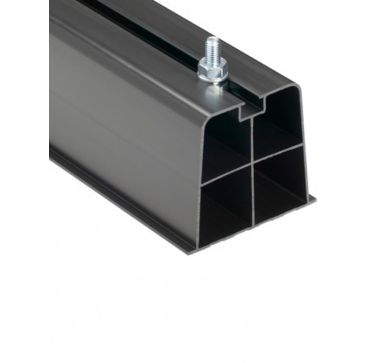 Black Plastic Condenser Mounting Blocks 450mm