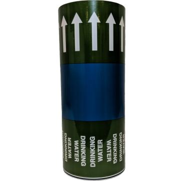 Pipe Identification Tape Drinking Water