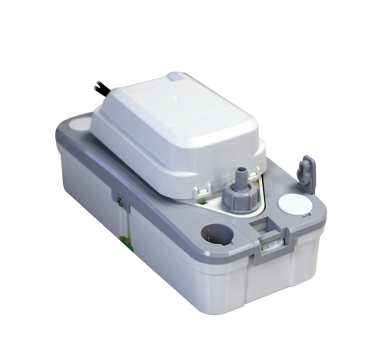 The Aspen Endurance Boiler Condensate Removal Pump with 550 L/h max flow, 5.5m max head, stainless steel motor shaft, and IP24 protection is shown from an angled front view.