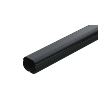 75mm wide, 2 metre length black slimline trunking