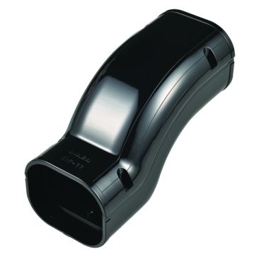 Inaba 100mm Trunking Offset Bend Black