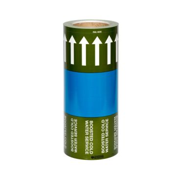 Boosted Cold Water Supply BCWS Pipe ID Tape