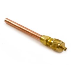 1/4 schraeder access valve with quarter copper tail