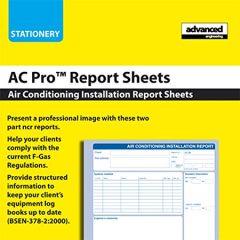 Air Conditioning Installation Report Pad AC Pro