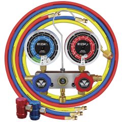 Mastercool 83272 Automotive Air Conditioning R1234YF Manifold Gauge Set