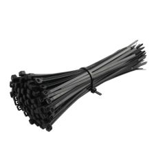 Cable Ties Nylon 200 x 4.8mm Black Bag of 100