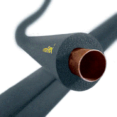 89mm Armaflex HT Solar Pipe Insulation 25mm Wall 2M Outdoor High-Temperature UV Resistant.