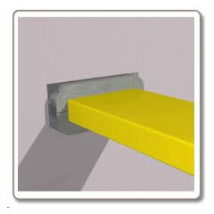 Firestop Intumescent Duct Sleeve for 204mm Wide Duct