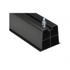 Black Plastic Mounting Blocks Feet 1m 240kg Load CMB-1000 Condenser