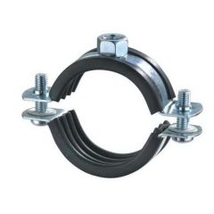 Steel Threaded Bar Mounted Pipe Clips Clamps