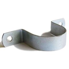 Wall Mounted Saddle Pipe Clip Clamp BZP U Type Bright Zinc Plated
