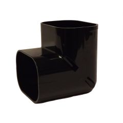 75mm Internal Elbow Slimduct Trunking Black