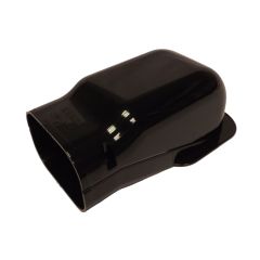 75mm Wall Cover Slimduct Trunking Black