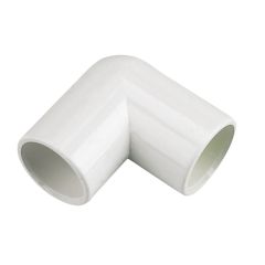 Overflow Pipe White Drain Elbow 21.5mm 3/4