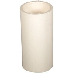 Overflow Pipe White Drain Socket 21.5mm 3/4