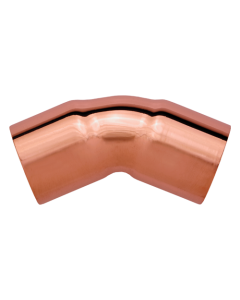 B333 1 1/8 45 Degree Refrigeration Copper Elbow