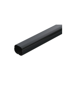75mm wide, 2 metre length black slimline trunking