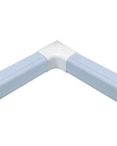 White Plastic Trunking Sauermann 80 X 60 Internal Elbow