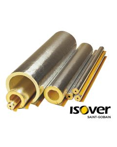Isover ClimPipe Glasswool Pipe Insulation Alu2