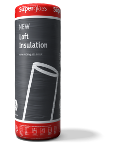 Superglass Multiroll 44 Loft Insulation 200mm Thick 1.2m Wide 4.85m Long