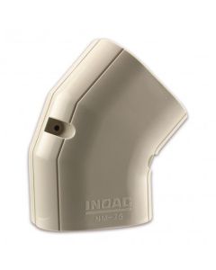 Inoac Plastic Pipe Trunking 60mm 45 Degree Horizontal Elbow Nm-60