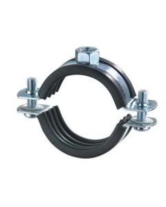 Steel Threaded Bar Mounted Pipe Clips Clamps