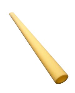 Scaffold Trampoline Tube Padding Yellow Foam 2m Long 9mm Thick 48mm Bore