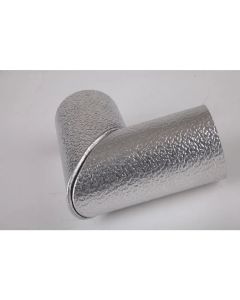 Aluminium Stucco Circ Casing 89mm x 30mm 90 degree Elbow Cladding