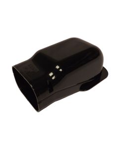 100mm Wall Cover Slimduct Trunking Black
