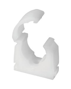 Overflow Pipe White Drain Talon Clip 22mm 3/4