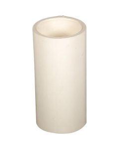Overflow Pipe White Drain Socket 21.5mm 3/4