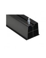 Black Plastic Mounting Blocks Feet 1m 240kg Load CMB-1000 Condenser