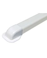 White Plastic Trunking Sauermann 80 x 60 Outlet Cover 