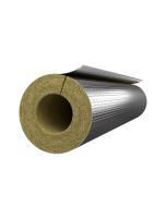 Rockwool Rocklap 1m Foil Backed Pipe Insulation Lagging-28mm-20mm-Wall