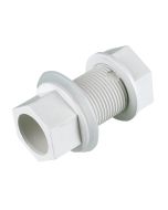 Overflow Pipe White Drain Straight Tank Drain Connector 21.5mm