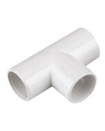 Overflow Pipe White Drain Tee 21.5mm 3/4