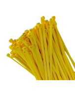 Fluorescent Yellow Cable Ties 370 x 4.8mm - Pack of 100