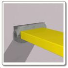 Firestop Intumescent Duct Sleeve for 204mm Wide Duct