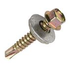 Tek Screw 5.5x38 Self Tap Self Drill Screw + 16mm Washer Pack of 100