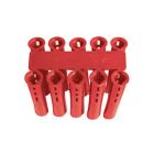 Red Plastic Wall Plug 5mm Box of 100