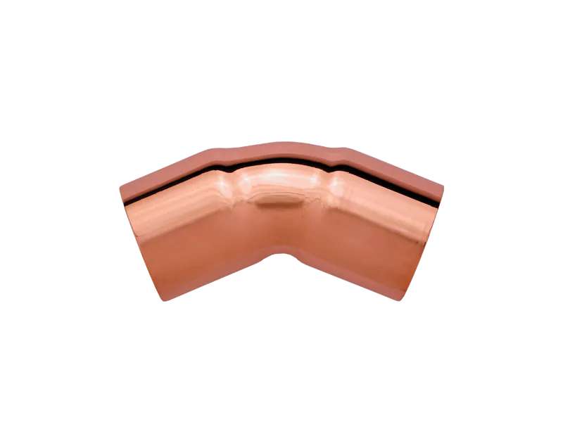 B331 3/4 45 Degree Refrigeration Copper Elbow B331 3/4 45 Degree Refrigeration Copper Elbow