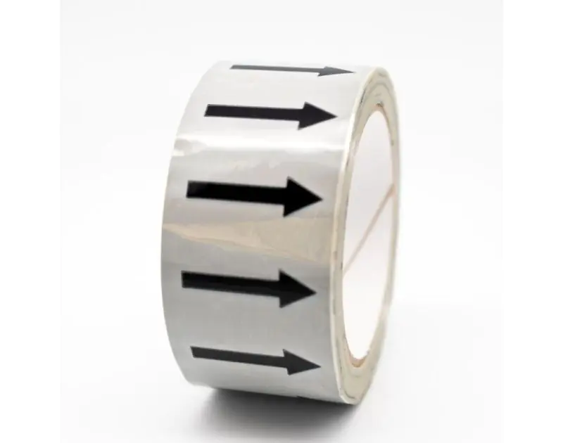 Arrows Pipe identification self adhesive tape for marking and labelling pipework Arrows Pipe identification self adhesive tape for marking and labelling pipework