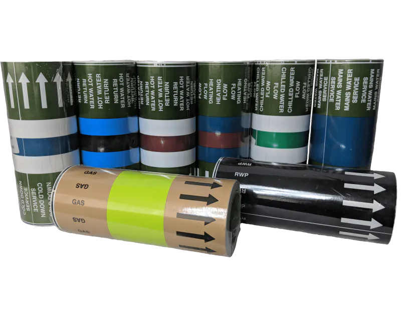 Pipe Identification Tape Banding Pipe Identification Tape Banding