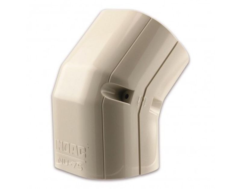 Inoac Plastic Pipe Trunking 60mm 45 Degree Vertical Elbow Nu-60 Inoac Plastic Pipe Trunking 60mm 45 Degree Vertical Elbow Nu-60