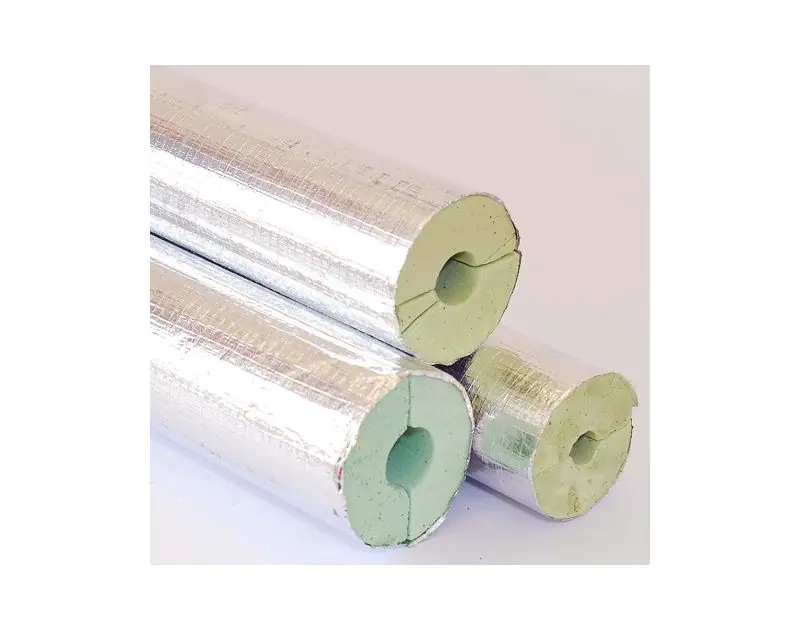 Supaphen Phenolic Foil Covered Pipe Insulation 1m Long