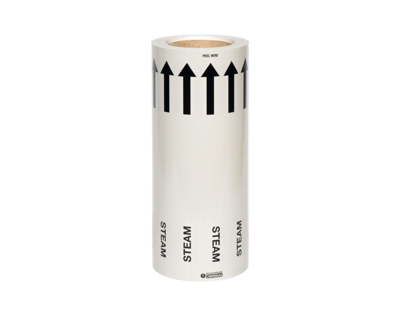Pipe Identification Banding ID Tape UK-Steam Pipe Identification Banding ID Tape UK-Steam