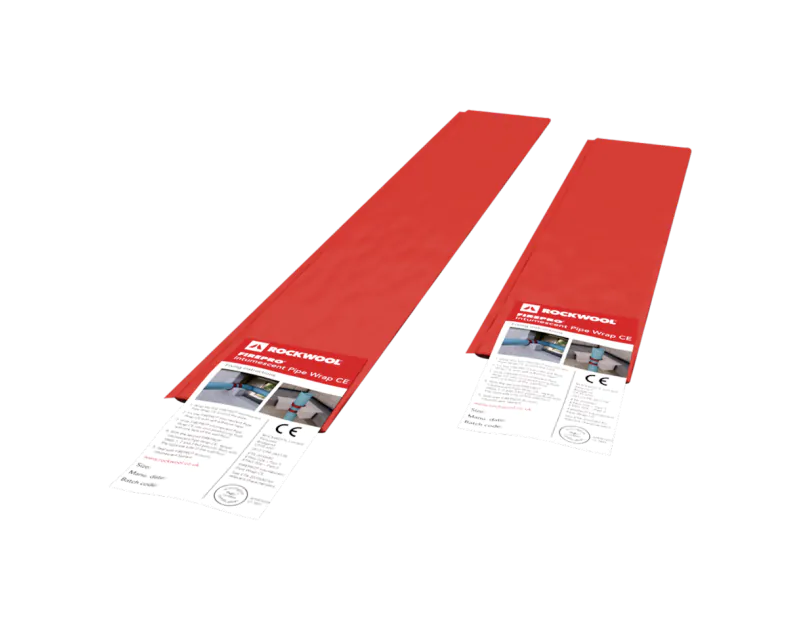 Rockwool CE Intumescent Pipe Wrap 110mm Diameter