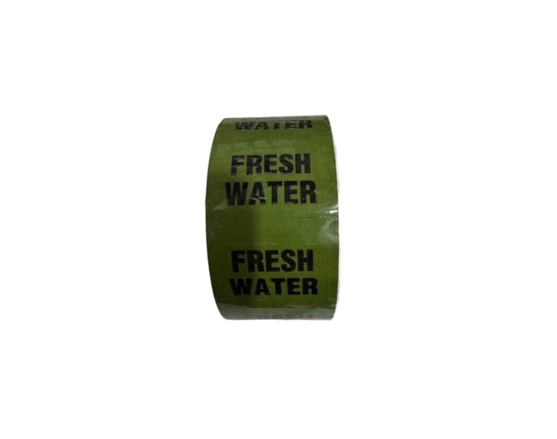 Pipe Identification Tape Fresh Water