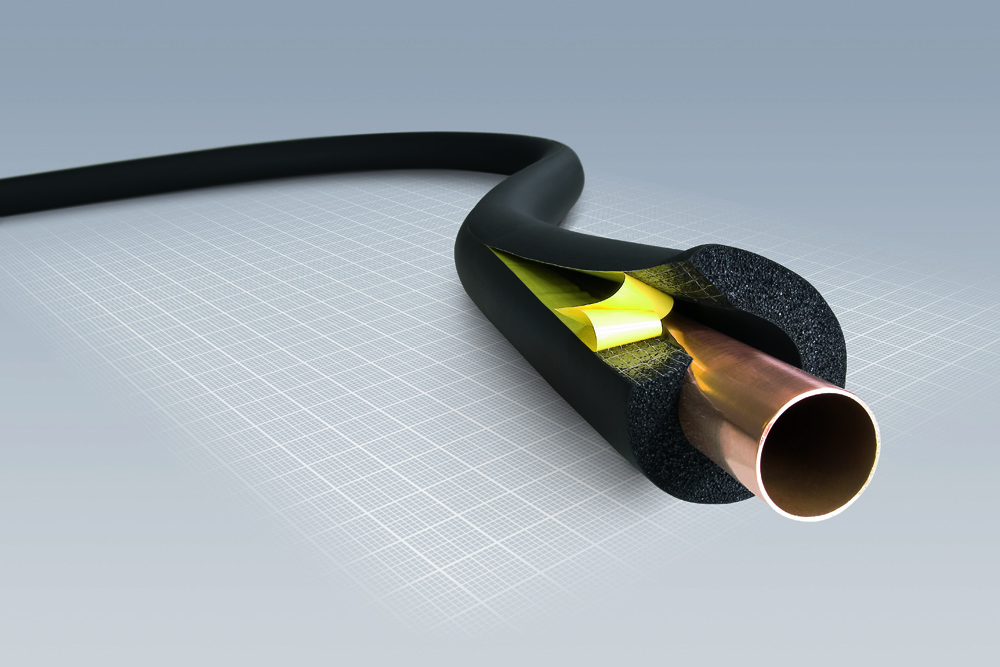 60mm Pipe Lagging Armaflex selfseal 25mm Wall x 2m Pre Slit Class O